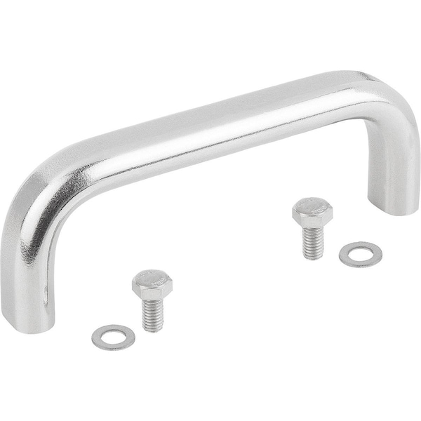 Pull Handle A=150, L=160, H=39, Stainless Steel Semi-Gloss Vibratory, D=M05